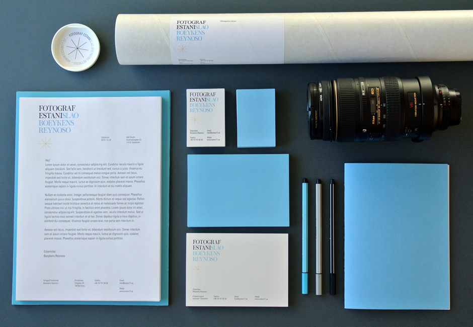 Fotograf Estani stationery